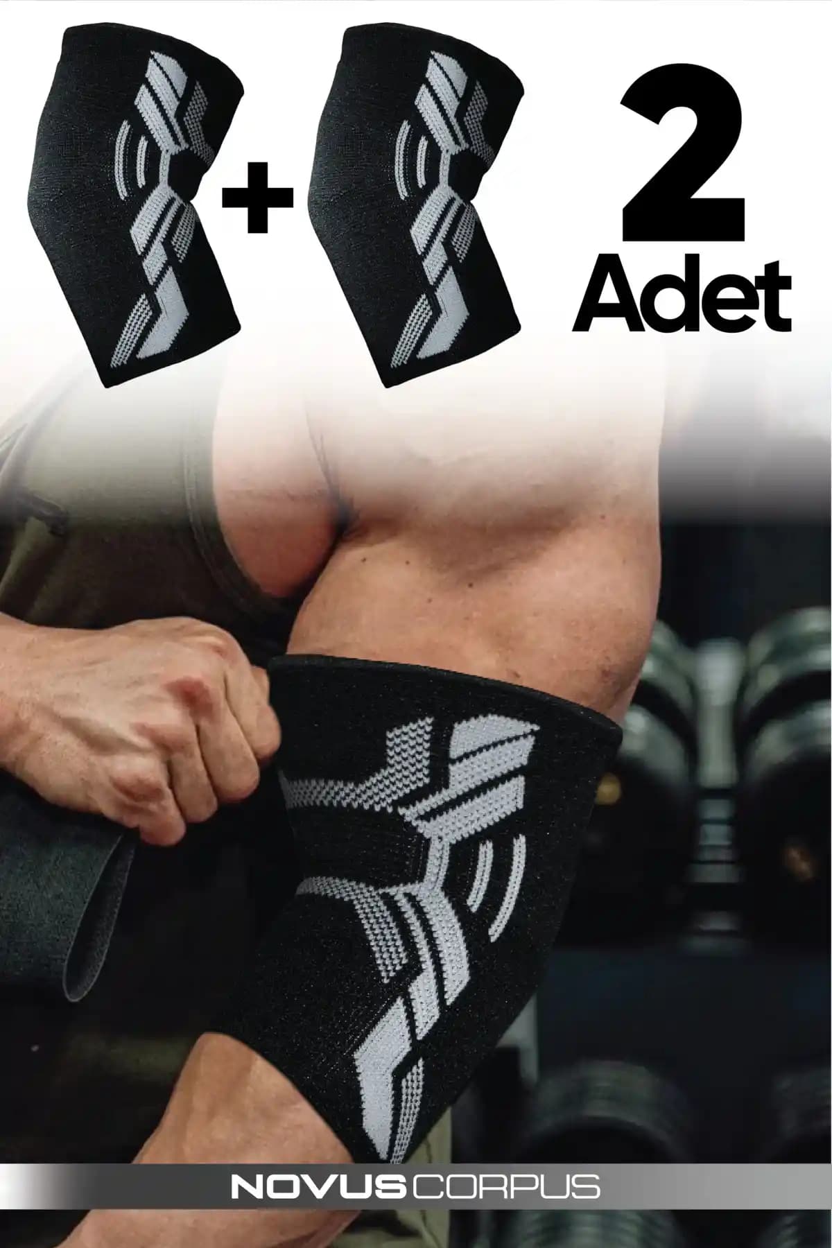 NOVUS CORPUS NO CO 2'li Spor Dirseklikleri Türkiye Üretimi Hafif ve Dayanıklı