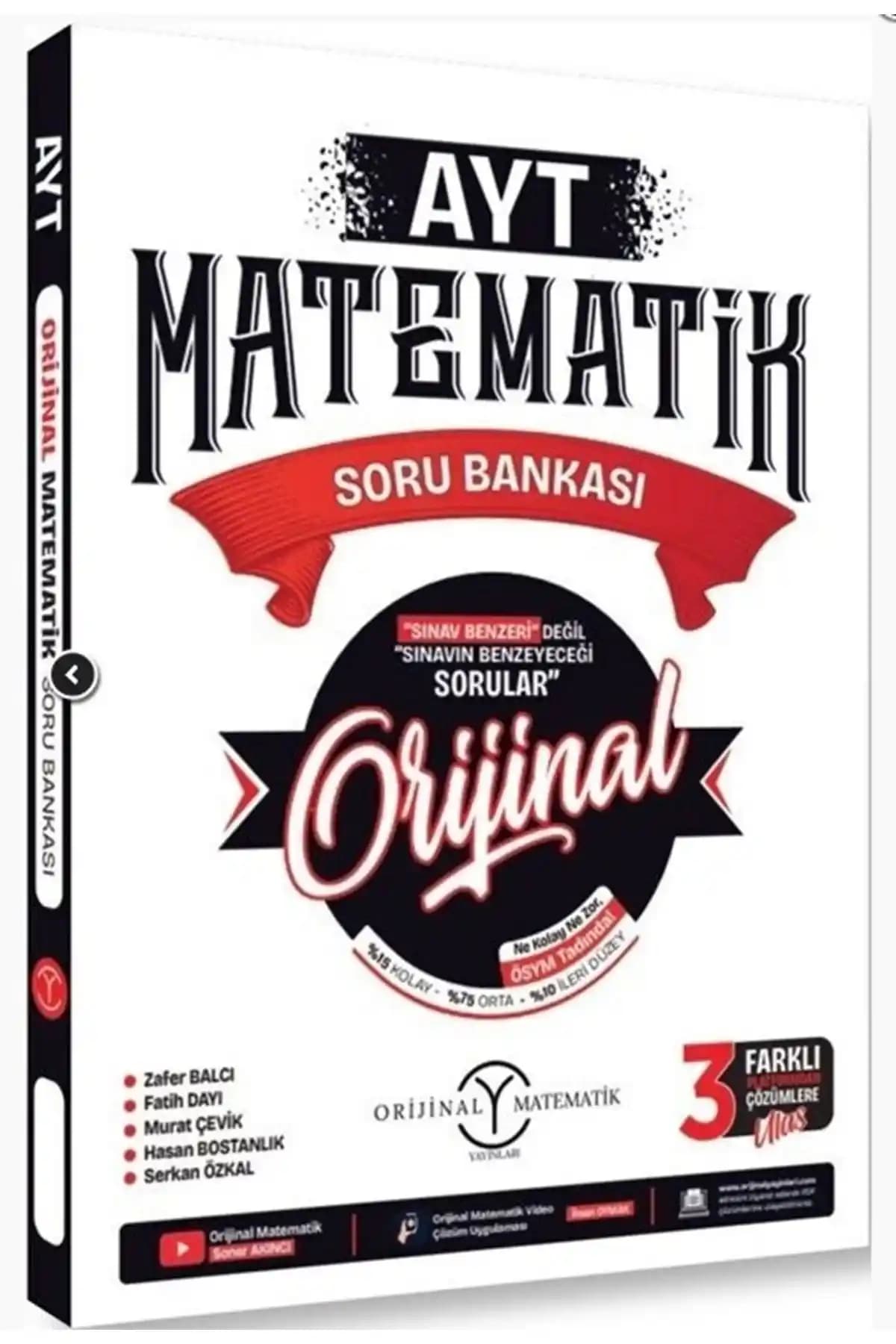 Orijinal Yayınları AYT ve TYT Matematik Soru Bankası 2024-2025 Güncel Baskı