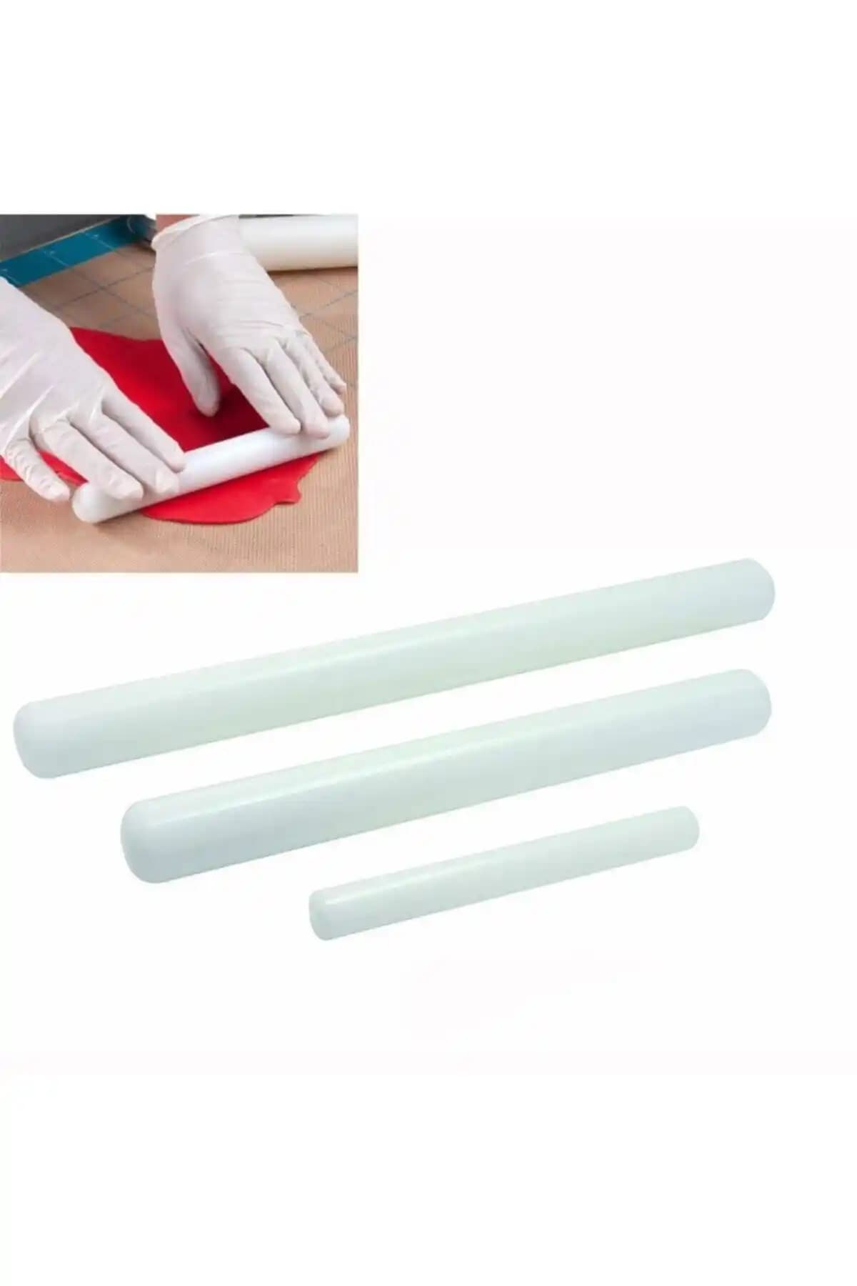 Öztürkler Poli Şeker Hamuru Merdanesi 23 Cm ile Pastalarınıza Modern Dokunuşlar