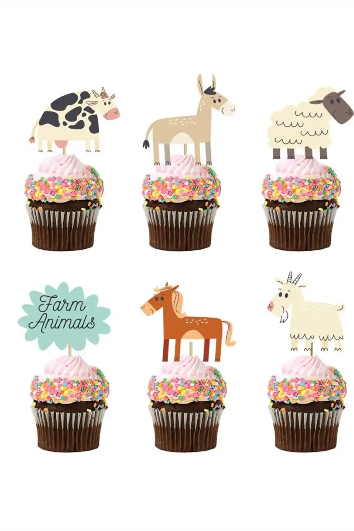 Partifabrik Çiftlik Temalı Pasta Süsü Kürdanları Detaylı İnceleme ve Kullanım İpuçları