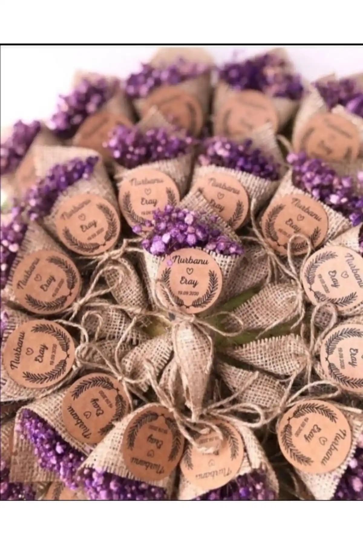 PartyMarty 50 Adet Nikah Şekeri Cipso Magnetleri Düğün ve Özel Günler İçin