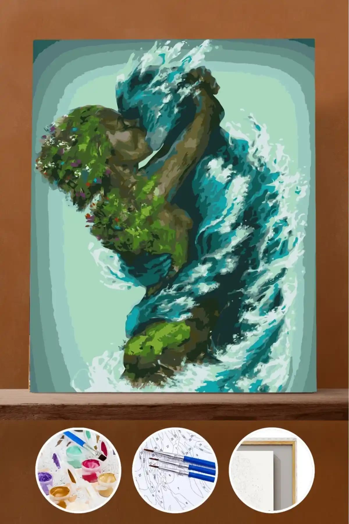 Pastelya Sayılarla Boyama Seti Çocuklar İçin Eğitici ve Yaratıcı Sanat Aktivitesi