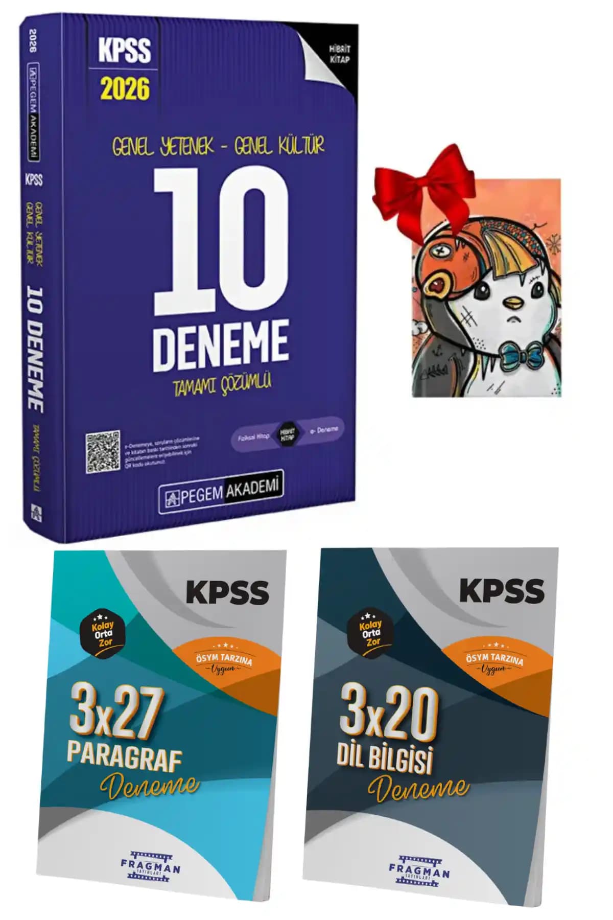 Pegem Akademi 2026 KPSS Genel Yetenek ve Genel Kültür Tamamı Çözümlü Deneme Seti