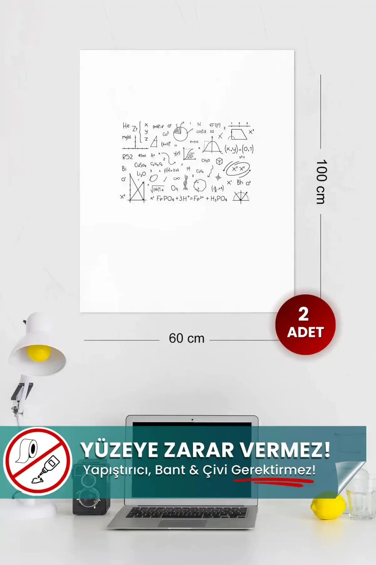 Pi Papers Akıllı Kağıt: Yenilikçi ve Çok Yönlü Yazı ve Sunum Çözümü 60x100 cm