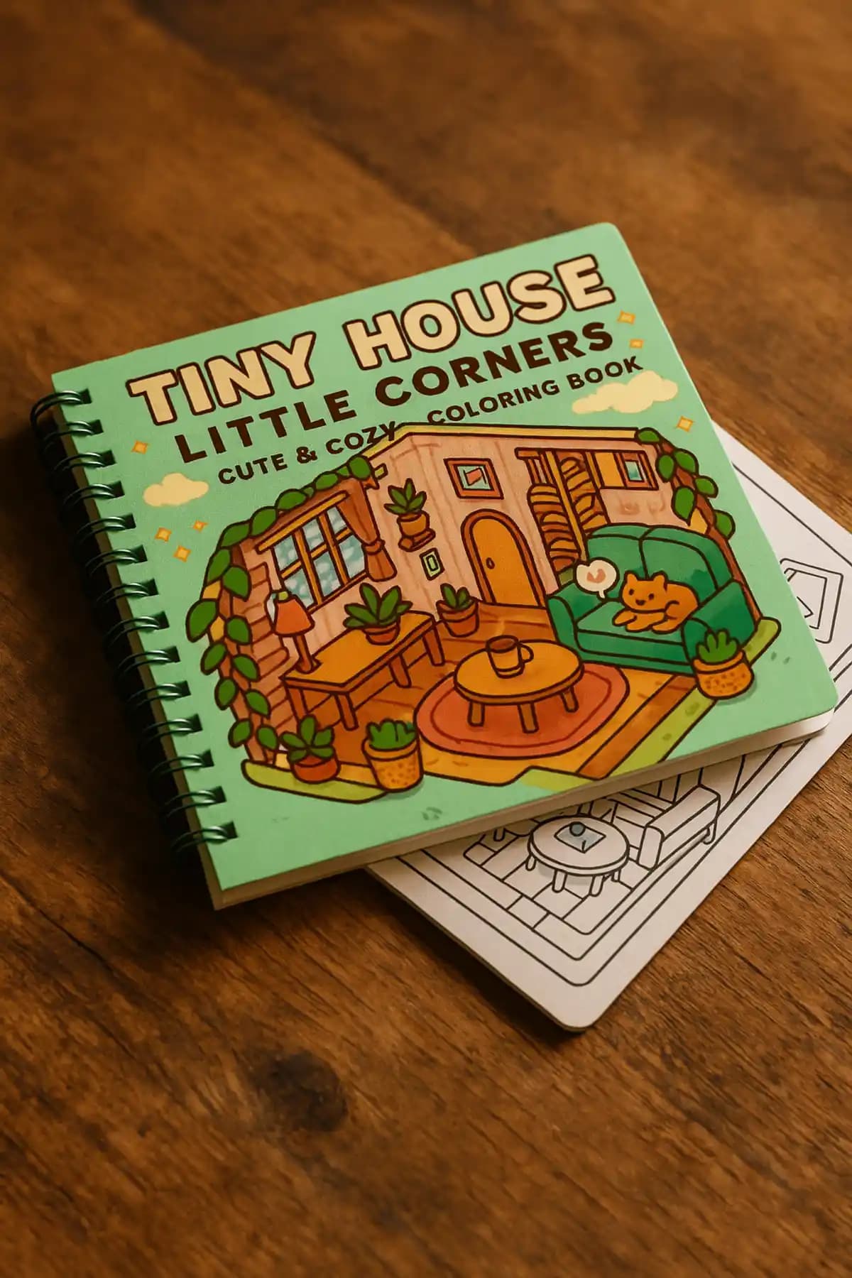 Pink Swan Craft Tiny House Boyama Kitabı: Yaratıcı ve Eğlenceli Aktivite Seçeneği