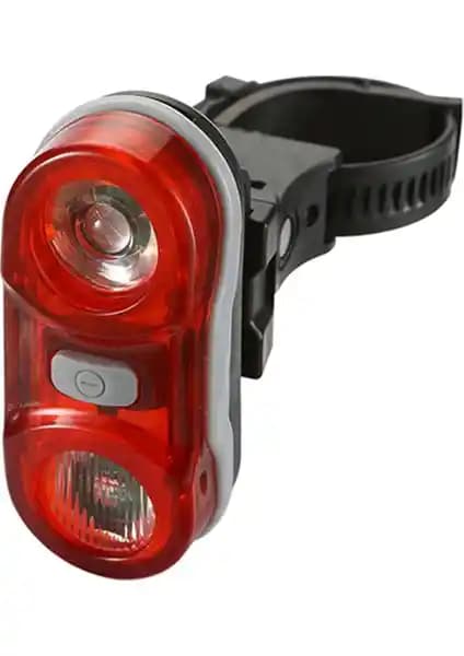 Plus Bisiklet Arka Işık 17 Lümen Güçlü ve Dayanıklı Trafik Güvenliği İçin