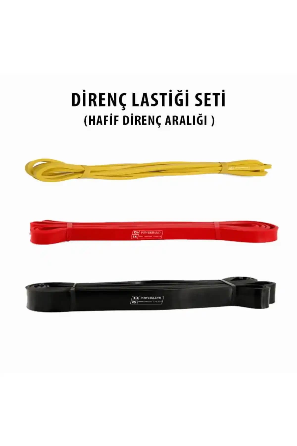 Powerband Direnç Lastiği ve Egzersiz Bandı Seti: Hafif Direnç ile Etkili Antrenmanlar İçin Uygun