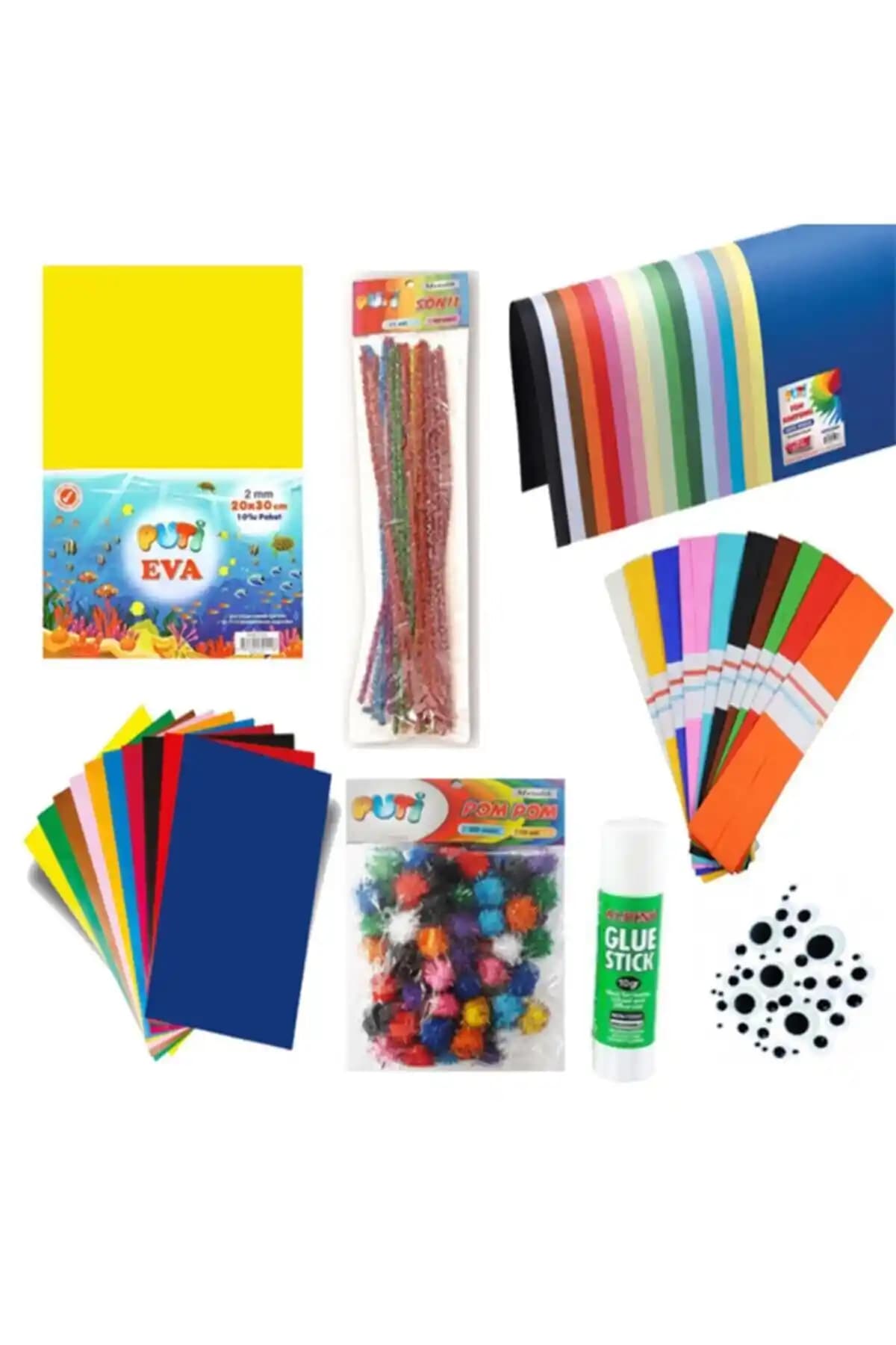 Puti Anaokulu Etkinlik Seti: Çocukların Yaratıcılığını Artıran Güvenli El İşi Malzemeleri