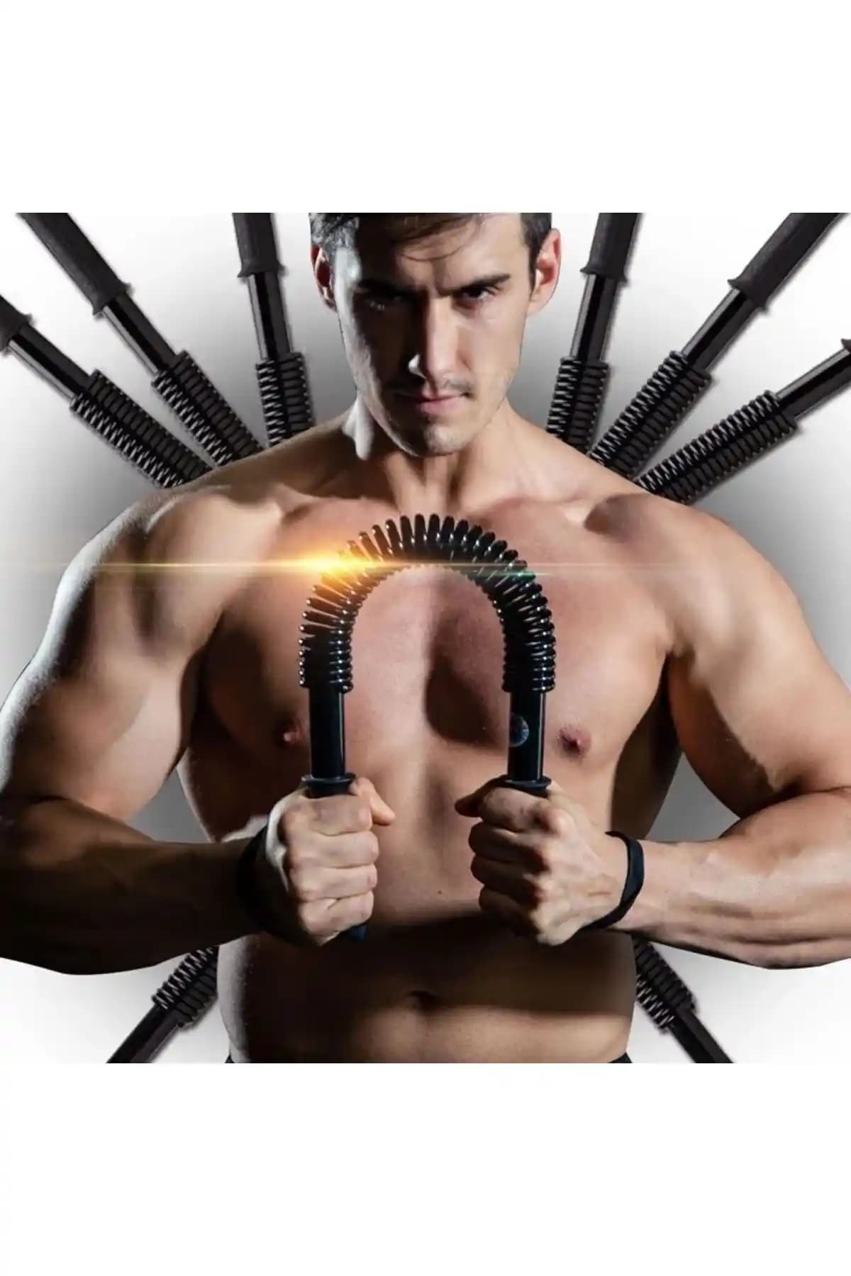 Reidan 65cm 40kg Bük Bük Göğüs El Yayı ile Güç ve Esneklik Artırıcı Egzersizler