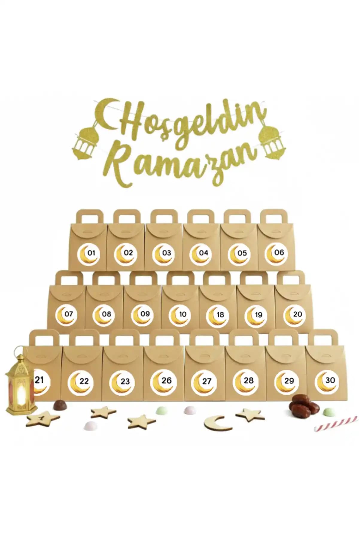 Repro Design 30 Günlük Ramazan Takvim Seti: Eğlenceli ve Öğretici Ramazan Aktivitesi
