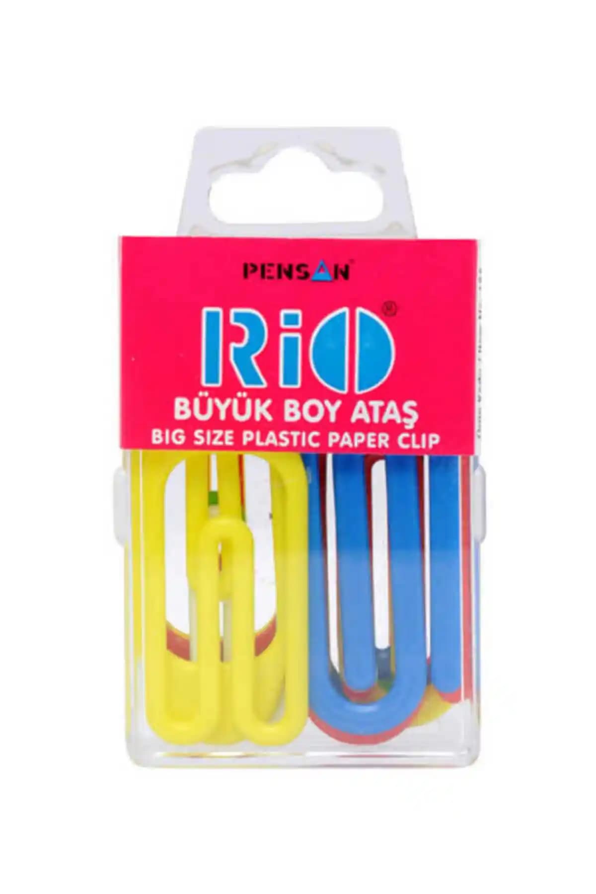 Rio Plastik Büyük Boy Ataç: Dayanıklı ve Şık Belge Tutucu Çözüm