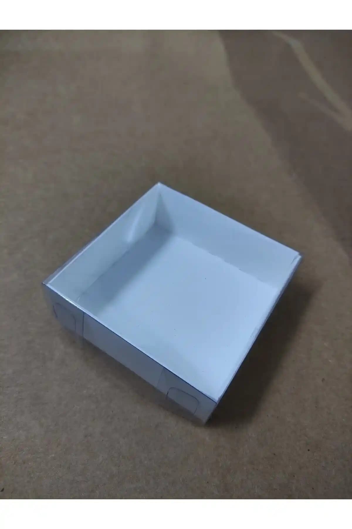 Skybox Beyaz Karton Kutu Asetat Kapaklı Dayanıklı ve Çok Amaçlı Saklama Çözümü