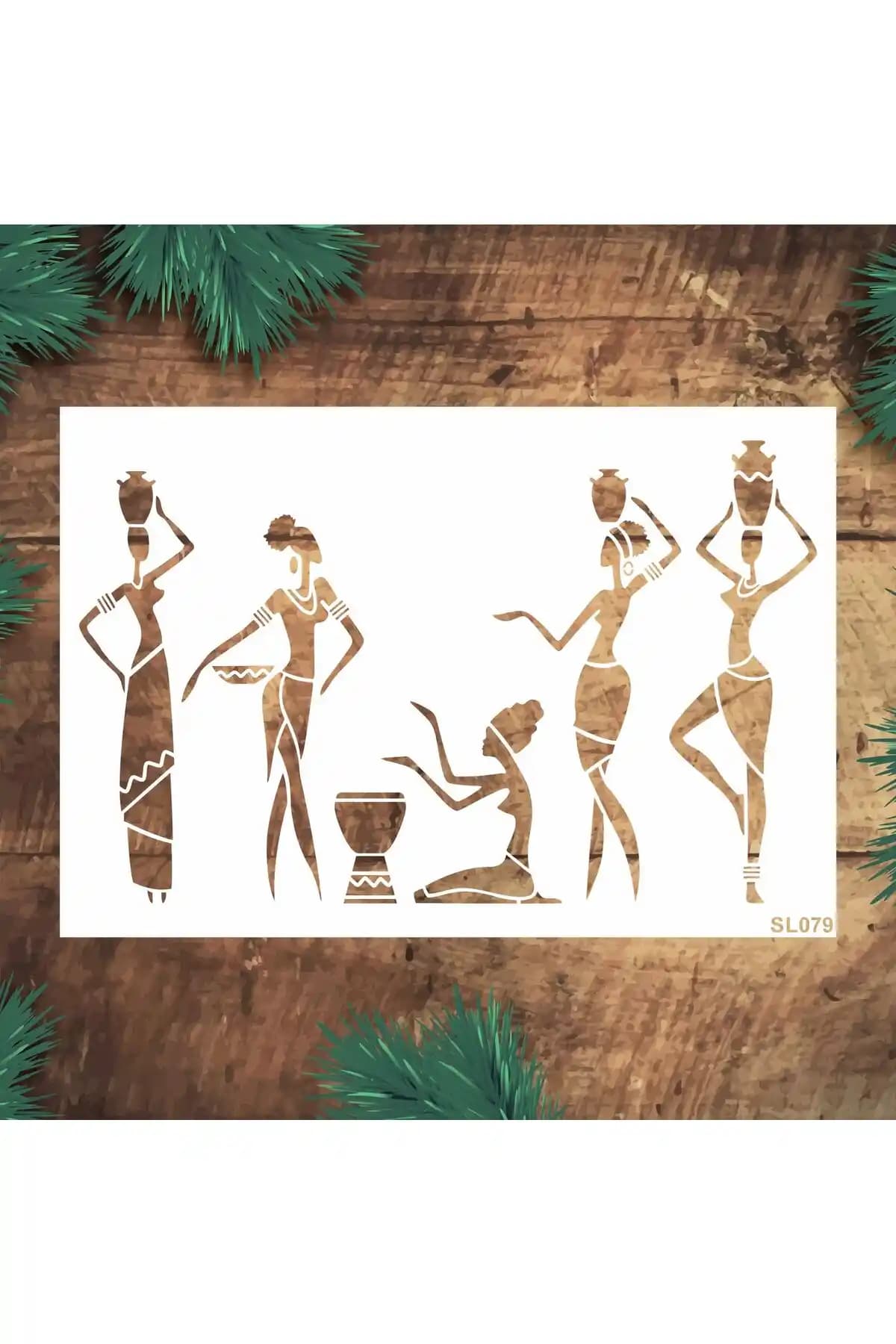 Stencil Tasarım SL079 ile Ev Dekorasyonunuza Yaratıcı Dokunuşlar Katın