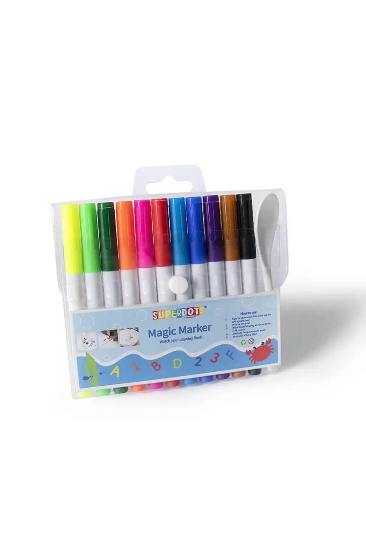 Superdots Sihirli Yüzen Kalemler: Güvenli ve Yaratıcı Çocuk Boyama Seti