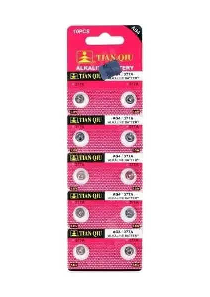 Tianqiu AG4 LR626/377 Alkalin Düğme Pil: Yüksek Performans ve Güvenilirlik Sunan Güç Kaynağı