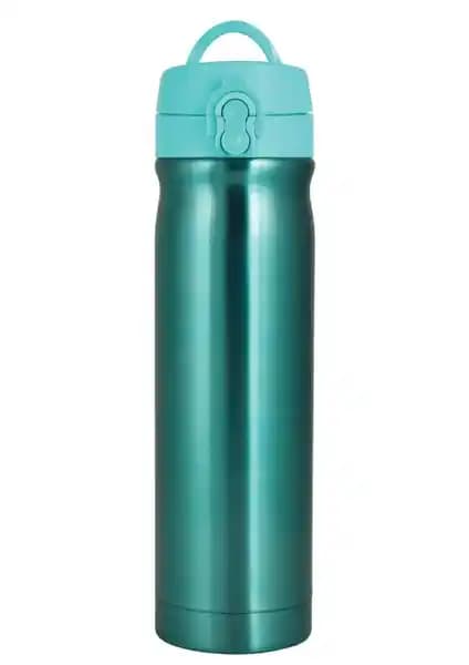 Trendix Çelik İçli Matara 500ml Turkuaz: Dayanıklı ve Estetik İçecek Kabı