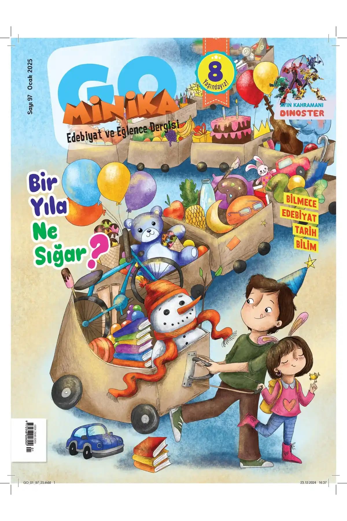 Turkuvaz Dergi MiniKa GO Ocak 2025 Sayısı Çocuklar İçin Eğlenceli ve Eğitici İçeriklerle Dolu