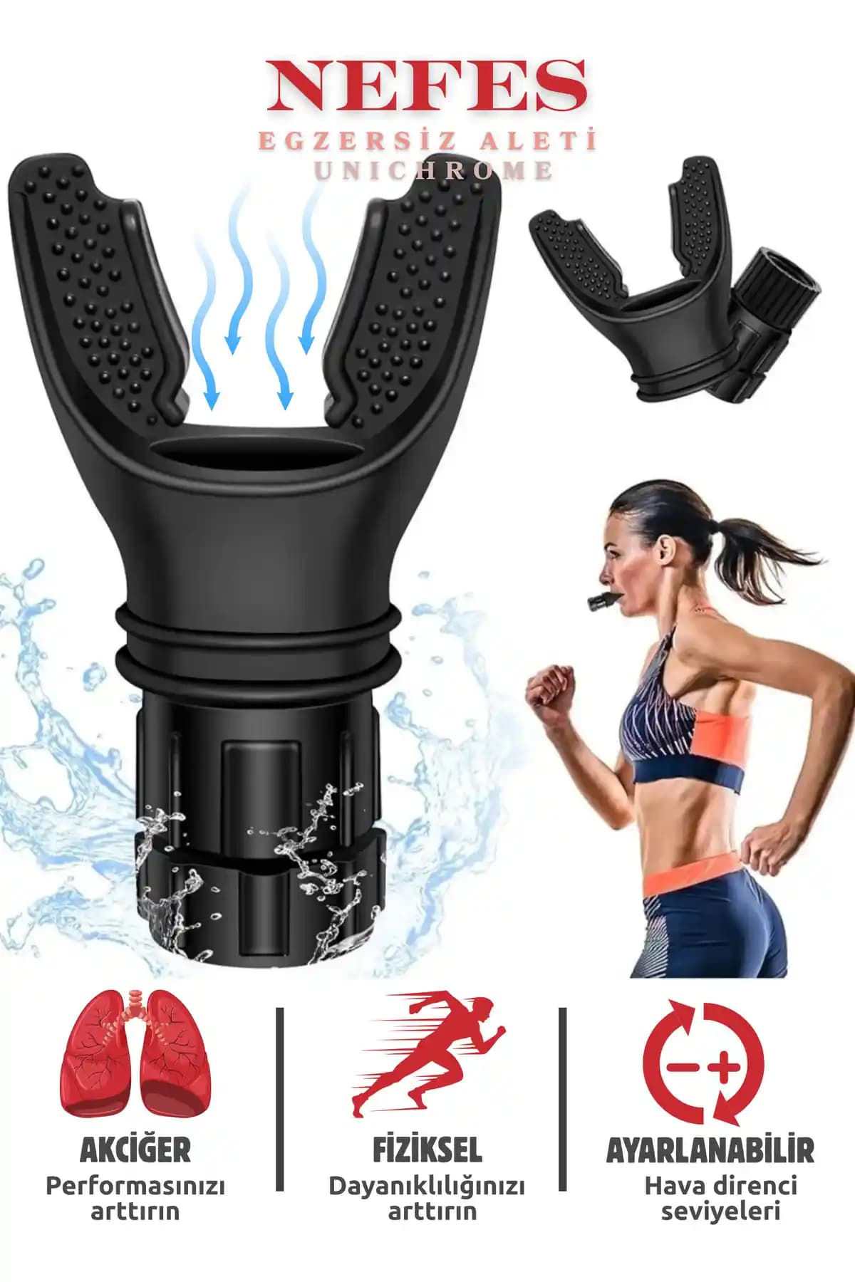 Unichrome Nefes Egzersiz Aleti Siyah: Solunum Gücünü Artıran Modern Cihaz Özellikleri
