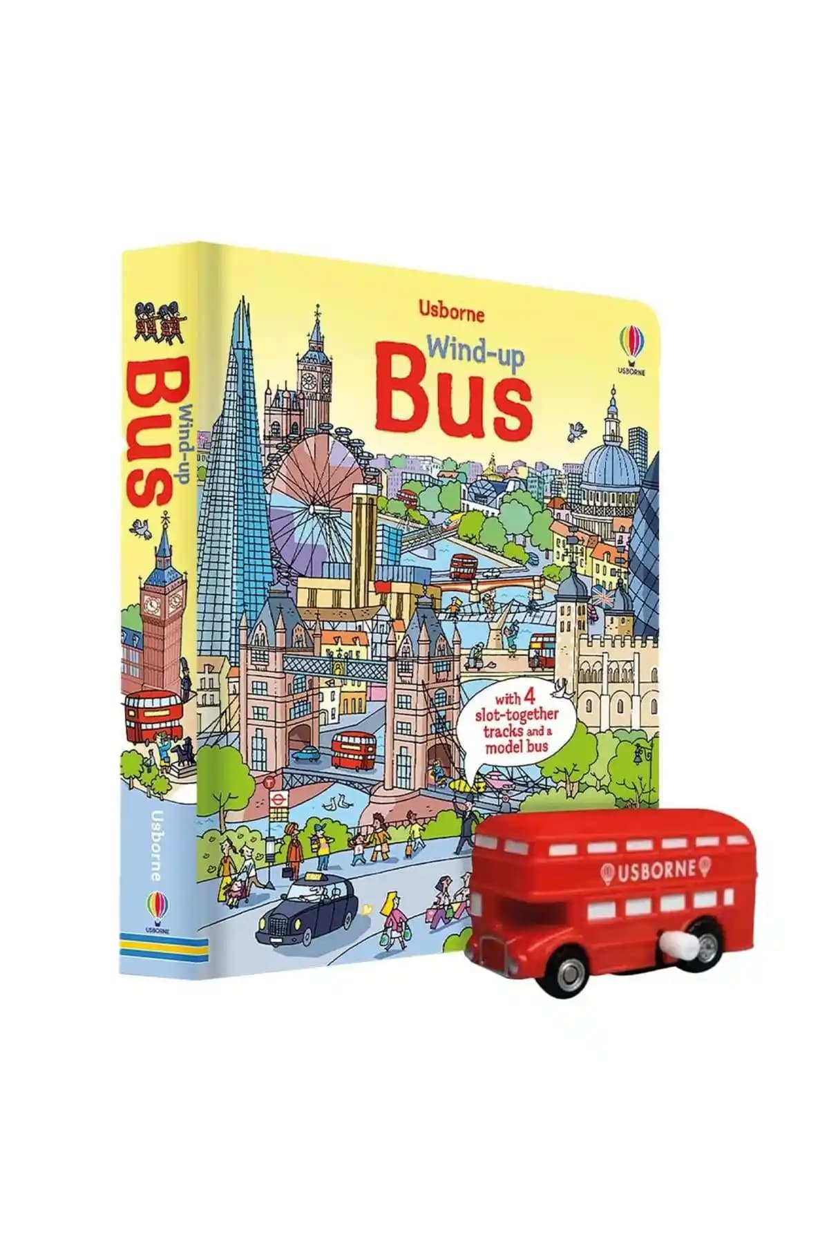 Usborne Wind-Up Bus: Londra Temalı Eğitici ve Eğlenceli Çocuk Oyuncağı