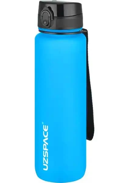 Uzspace Tritan Matara 1000 ml Turkuaz - Sağlıklı ve Pratik Kullanım İçin Tasarlandı