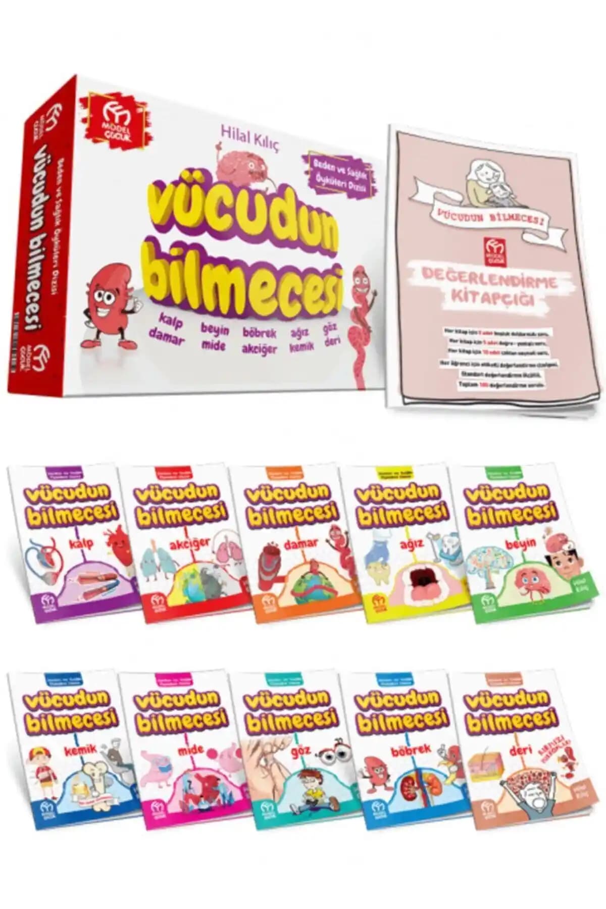 Vücudun Bilmecesi Serisi Çocuklar İçin Eğlenceli ve Öğretici Sağlık Kitapları