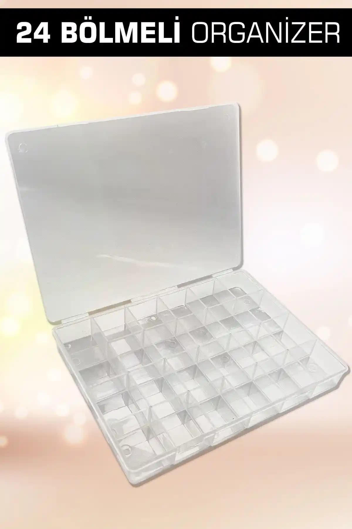 BaharTCRT 24 Bölmeli Takı Kutusu ile Takılarınızı Güvenle ve Şık Bir Şekilde Saklayın