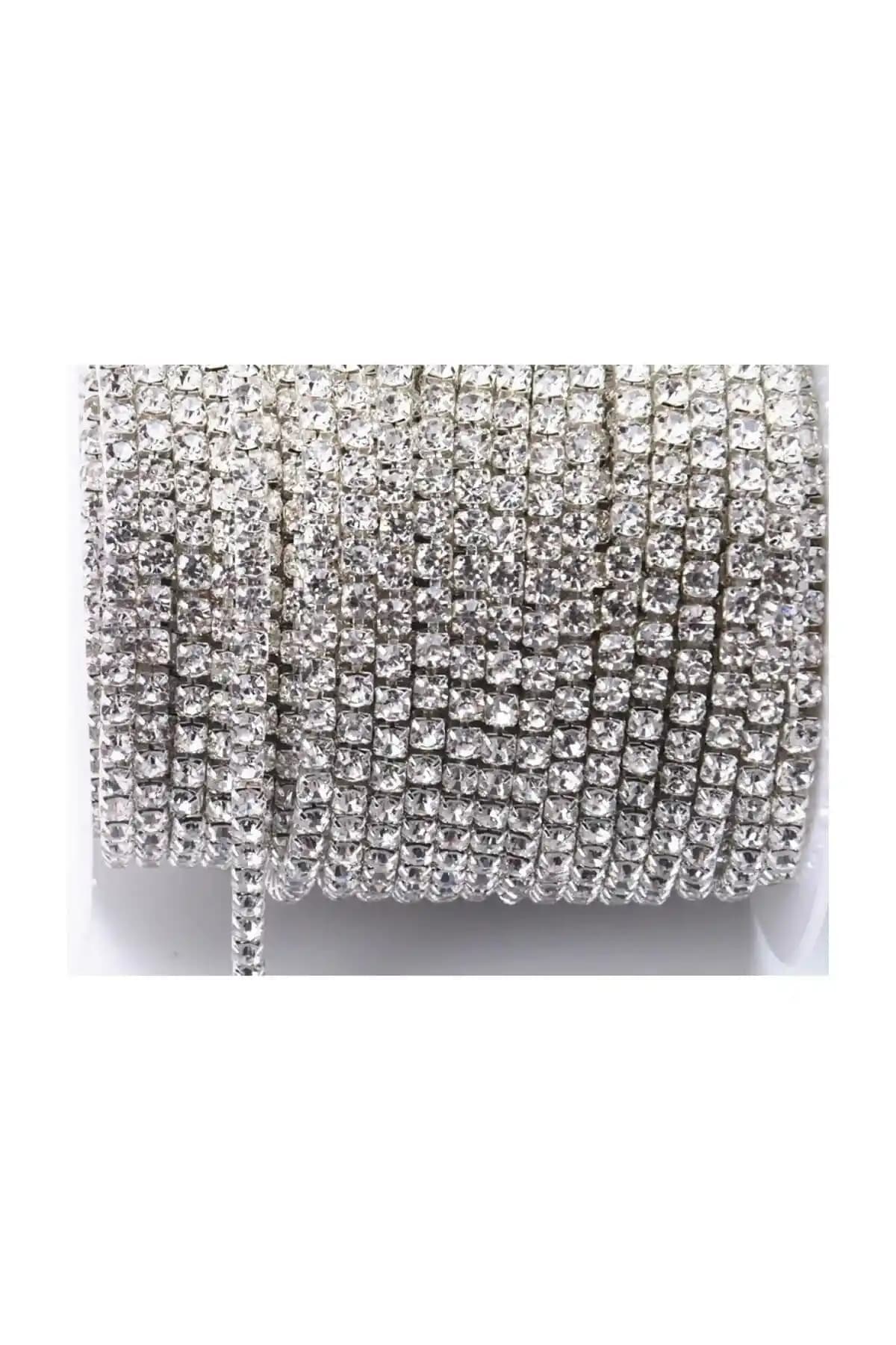 CAN Kristal Taşlı Metal Yuvalı Şerit 3,2 mm Güçlü Süsleme Malzemesi Ürün İncelemesi