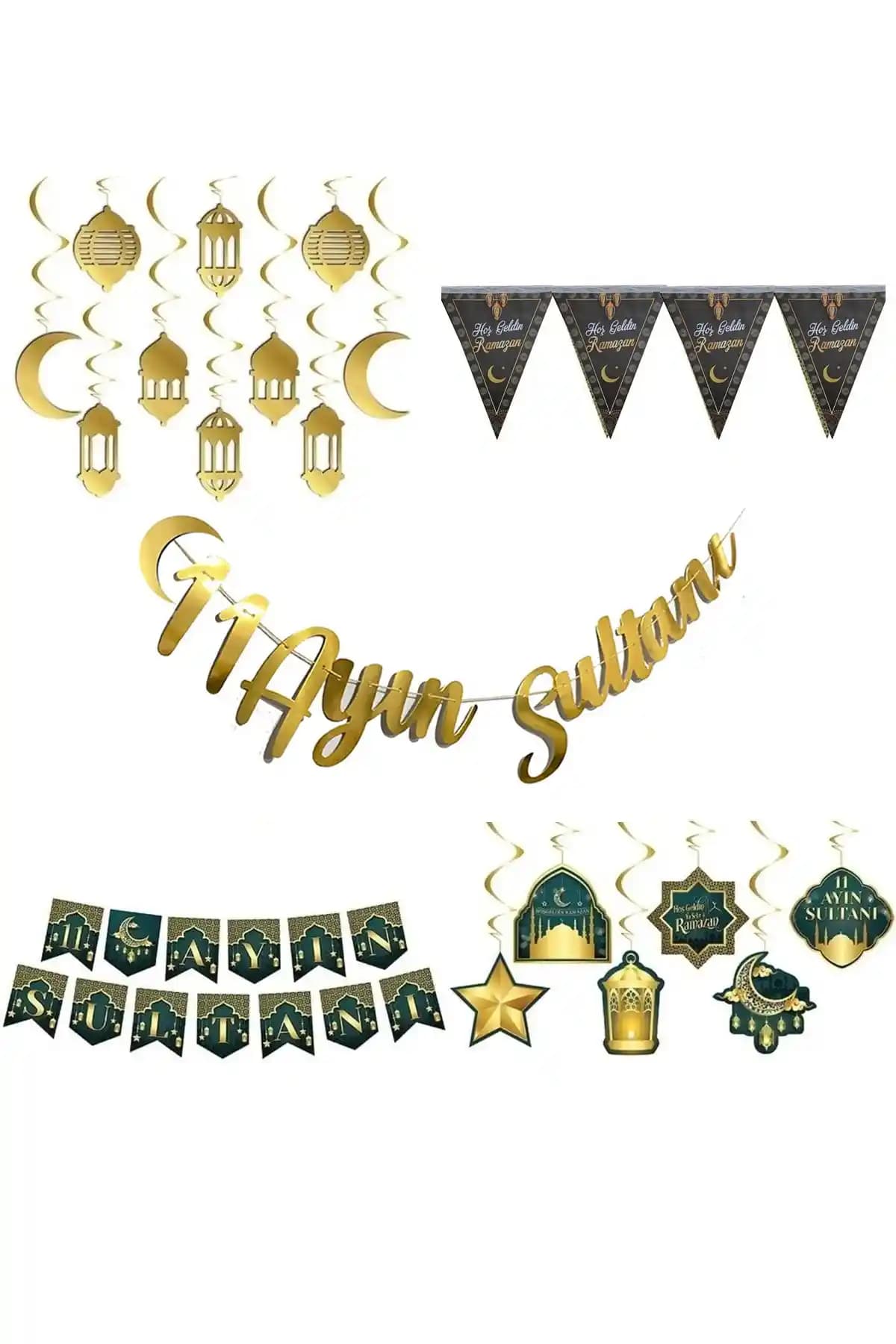 Genel Markalar Ramazan Süsleri Seti 25 Parça ile Kutlamalara Renk ve Anlam Katın