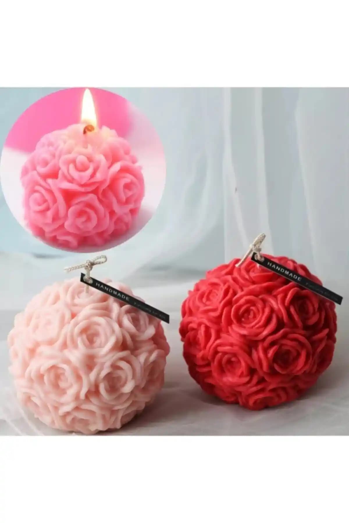 Genel Markalar Top Gül ve Zubida Şakayık Mum Kalıplarının Karşılaştırması