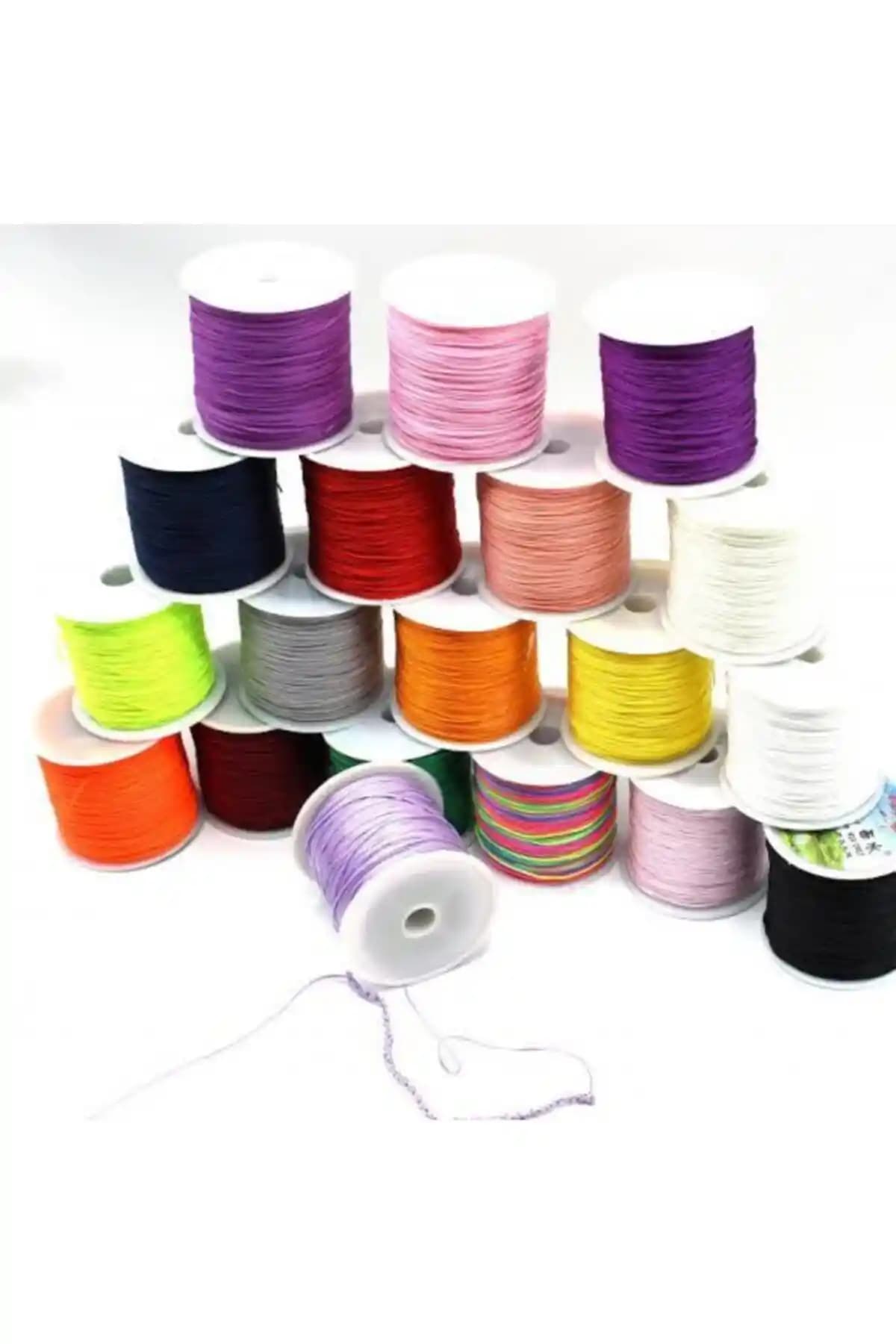 Hasan Erdoğan 100 Metre Renkli Paraşüt İpi Takı ve Aksesuar Yapımında Kullanılır