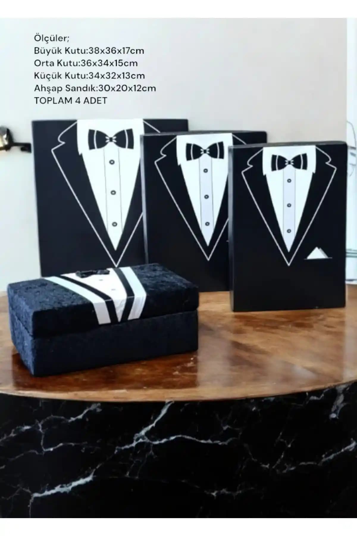 Lotusa 4'lü Damat Bohça ve Çeyiz Kutu Seti Modern ve Dayanıklı Tasarımıyla Öne Çıkıyor