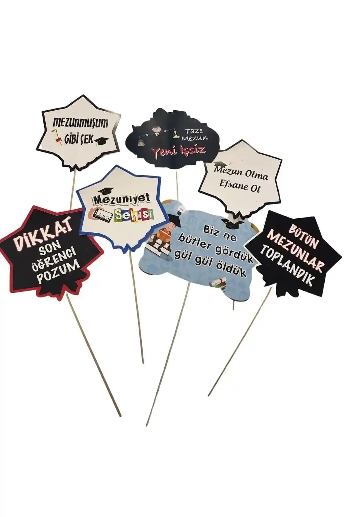 Mezuniyet Temalı Konuşma Balonu Yazıları ile Kutlamalara Renk Katın