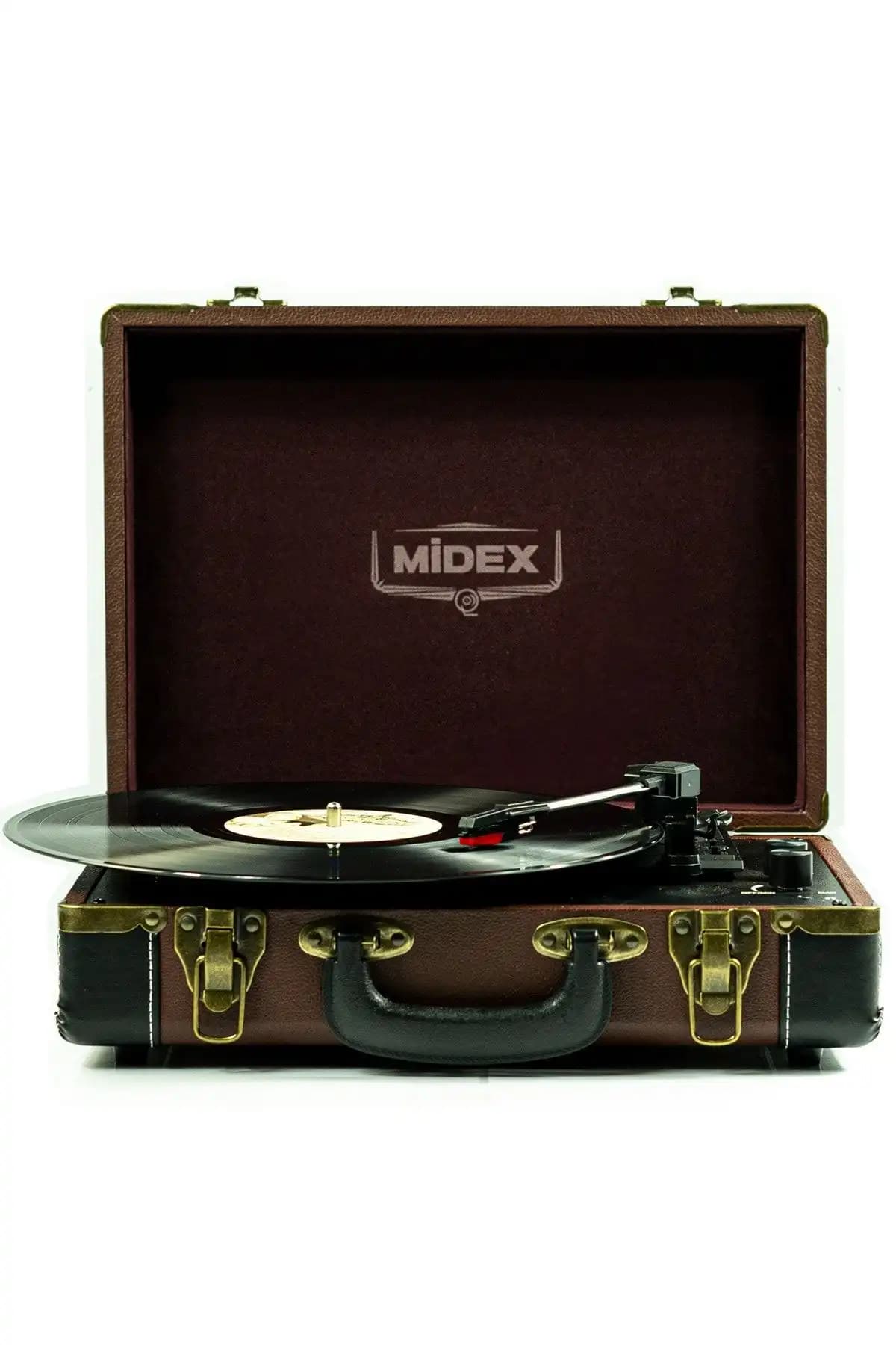 Midex MTX101BN Retro Plak Çalar Modern Teknoloji ile Vintage Tarzı Buluşturur