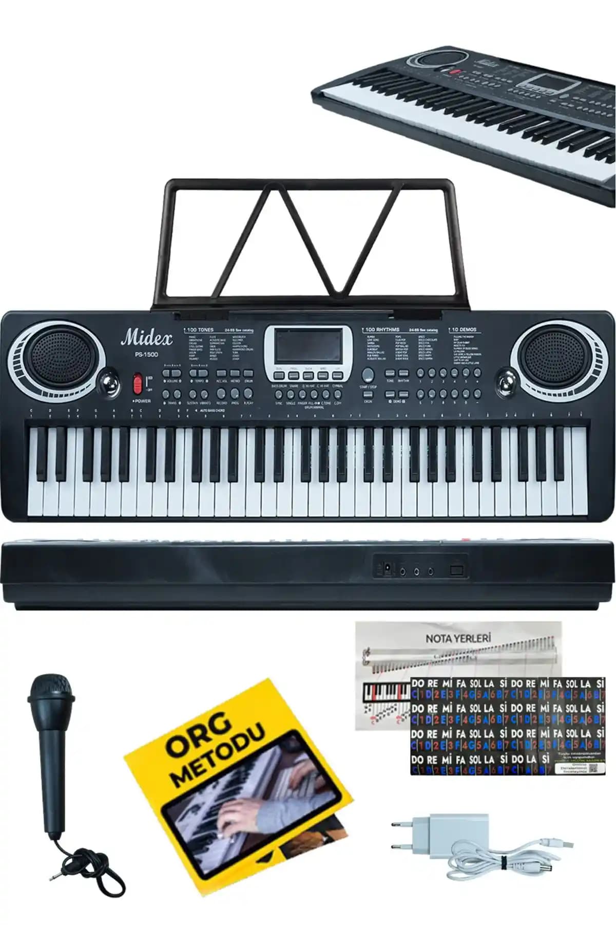 Midex PS-1500BK ve PS-1500BK-H Karşılaştırması: Hangi org müzik eğitimine uygun