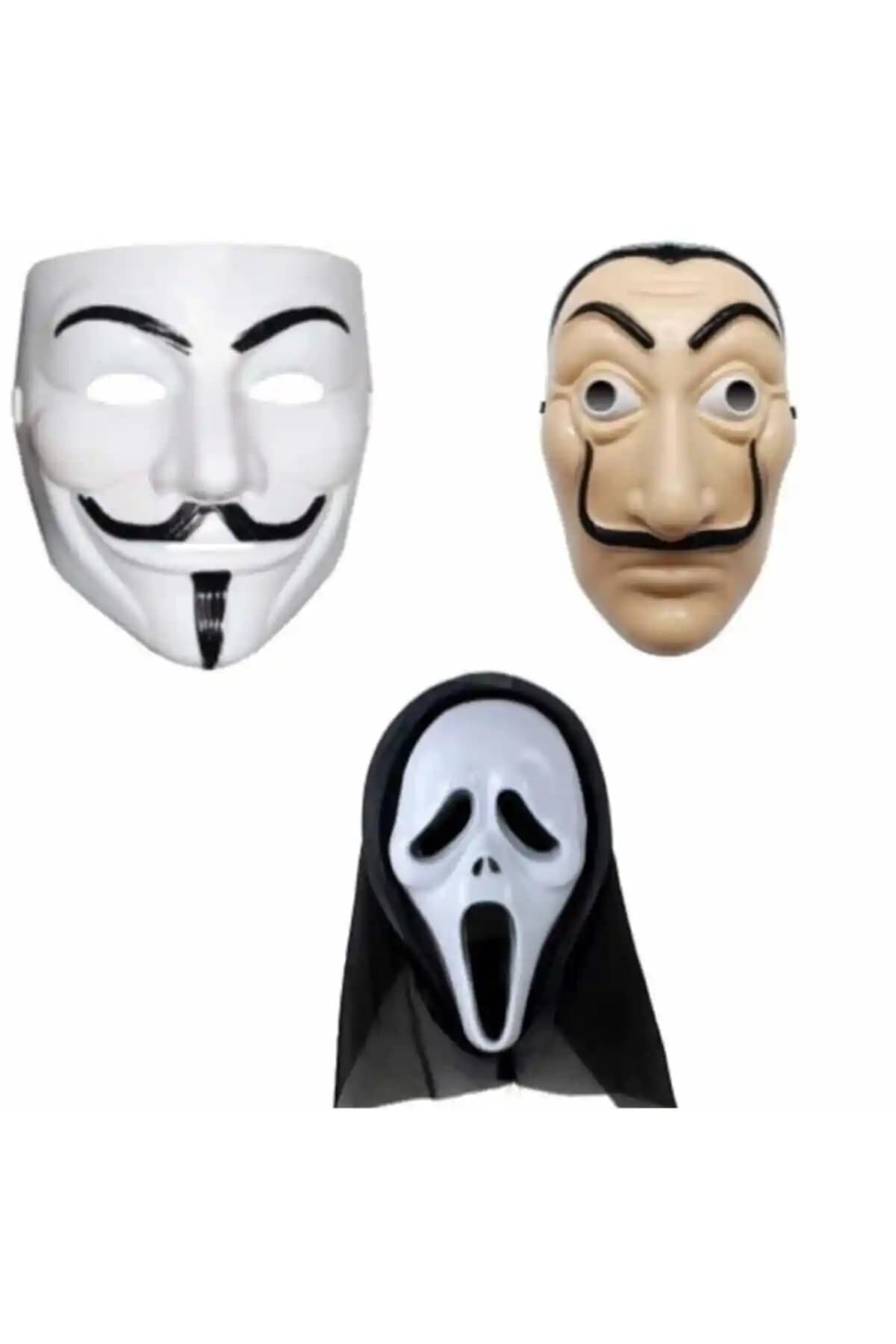 Numaca 3 Lü Maske Seti ve V For Vandetta Maskeleri Karşılaştırması