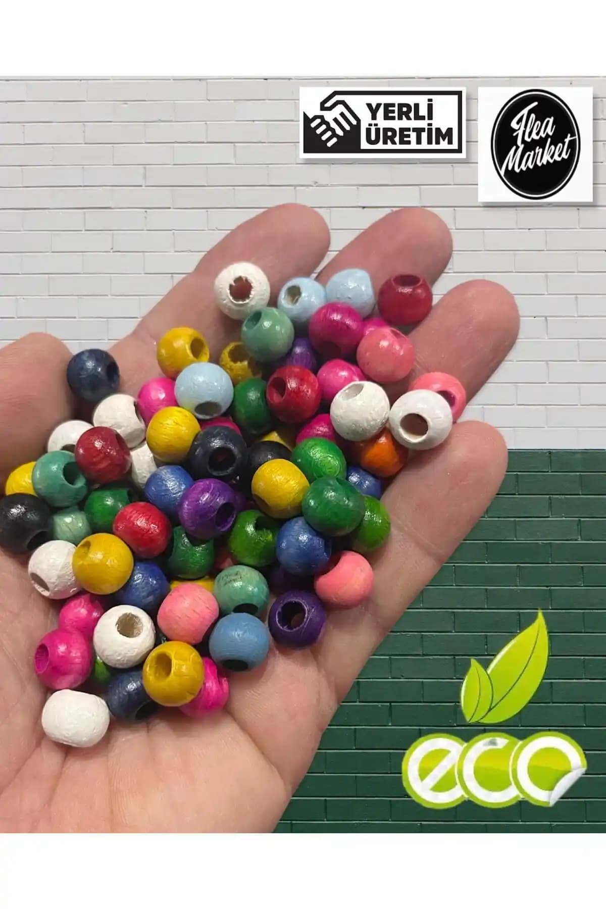 Selin Karışık Renkli Ahşap Boncuk: Yüksek Kalite ve Canlı Renklerle Tasarım Fırsatı