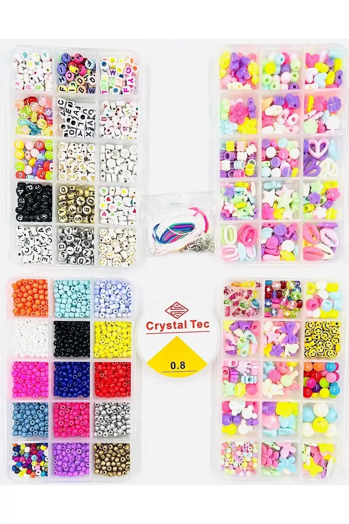 Yiğit Aksesuar 4 Kutulu Mega Takı Yapım Seti ile Yaratıcılığınızı Geliştirin