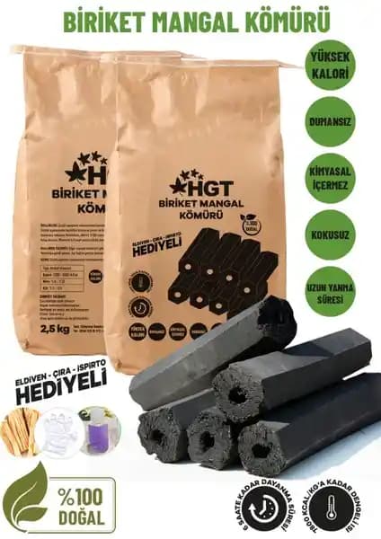Hgt Briket Mangal Kömür ve Yt Marketing Tezyak Kömürü Karşılaştırması
