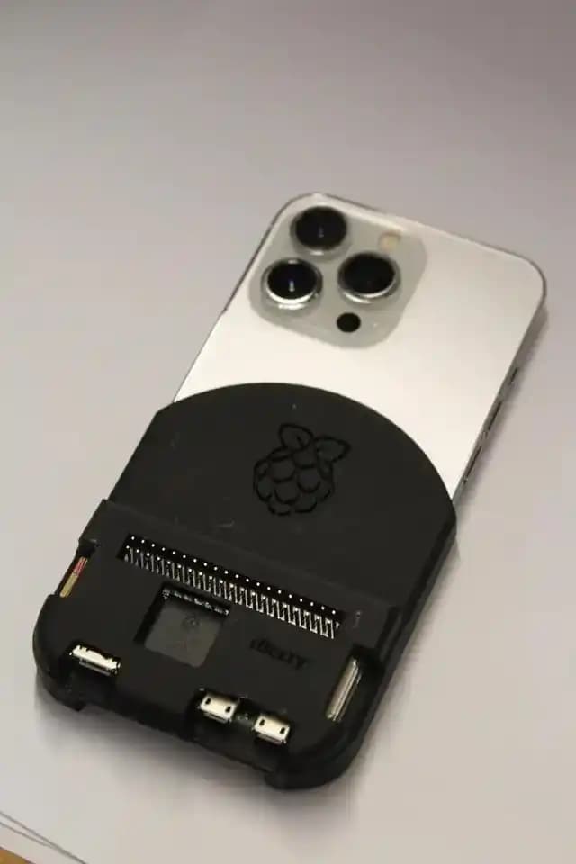 iPhone 13 Pro için Raspberry Pi Zero 2 W Tutucu Kılıf Tasarımı ve Kullanım Alanları