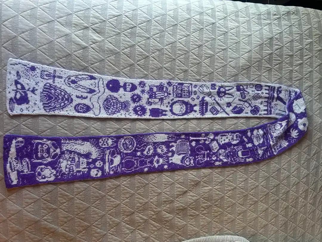 Çift Katlı Örgü Tekniğiyle Ghibli Temalı Atkı Tasarımı ve Uygulaması Detayları