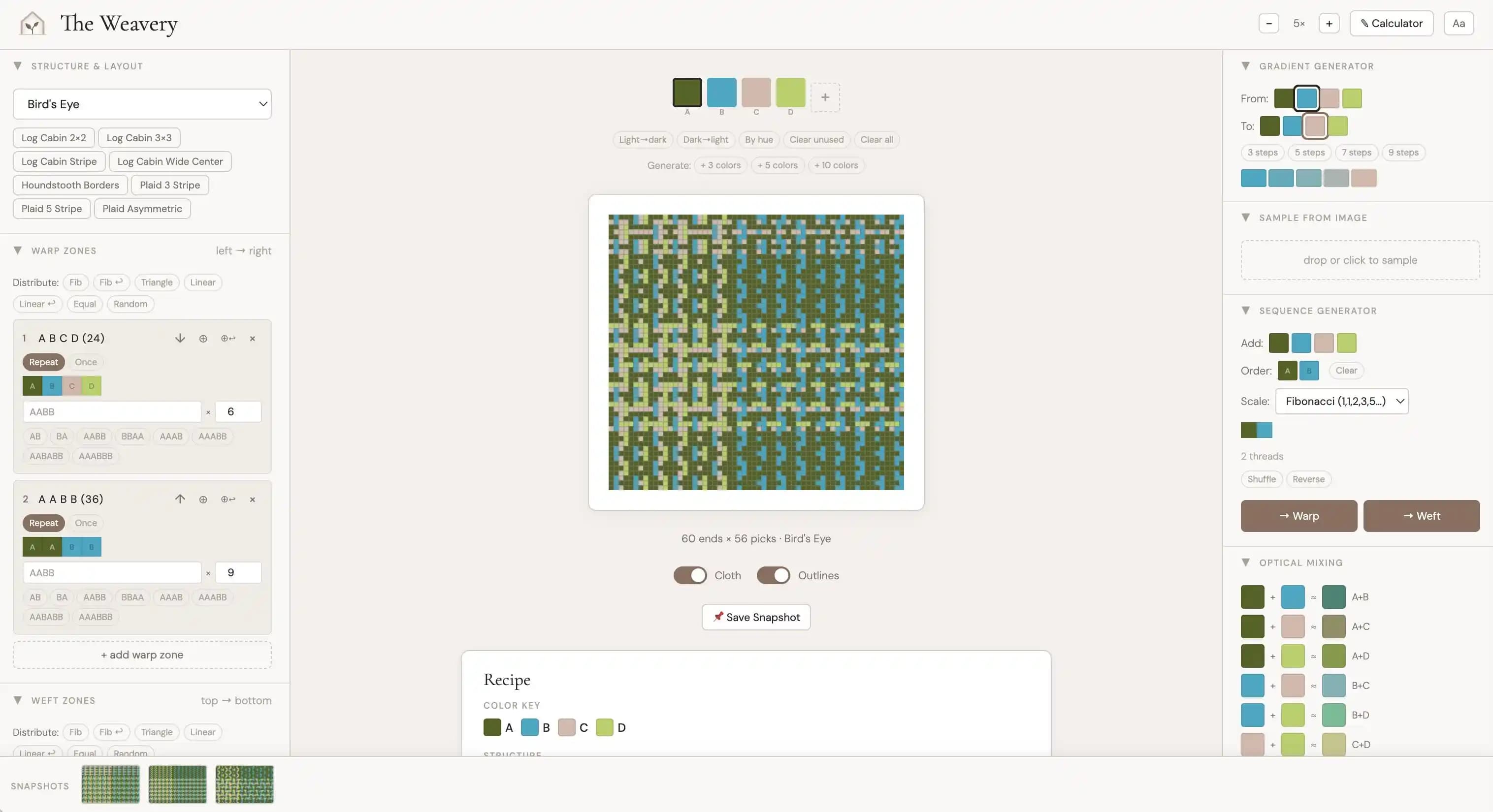 Tarayıcı Tabanlı Ücretsiz Renk ve Dokuma Prototipleme Aracı ile Hızlı Tasarım