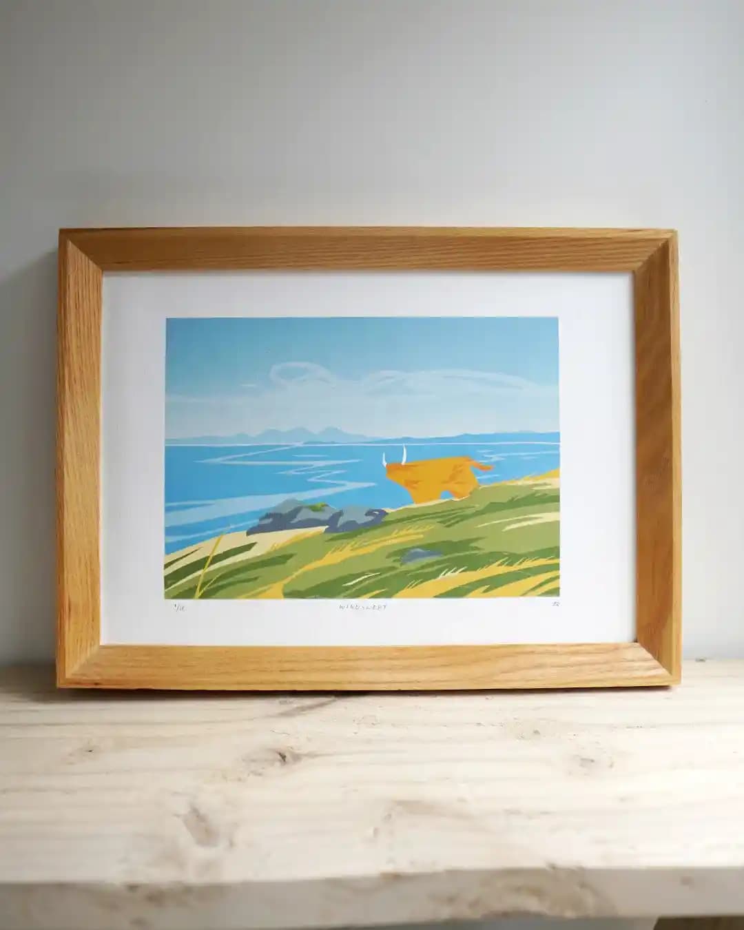 Windswept: Çok Katmanlı Azaltmalı Ahşap Baskı Sanatında Rüzgârın Estetiği ve Teknik Detayları