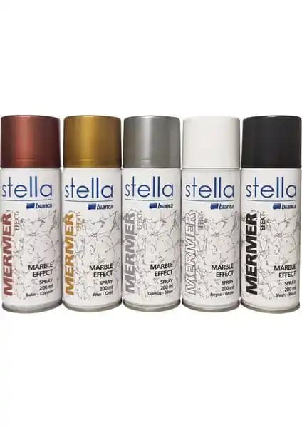 Bianca Stella Mermer Efekt Spreyi ve Stella Bianca Akrilik Boya Karşılaştırması