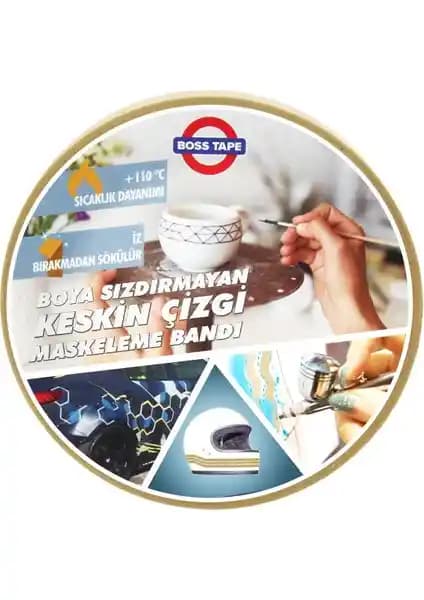 Boss Tape Maskeleme Bantları Karşılaştırması: Bükülebilir ve Turuncu Renkli Ürünlerin Özellikleri ve Kullanım Alanları