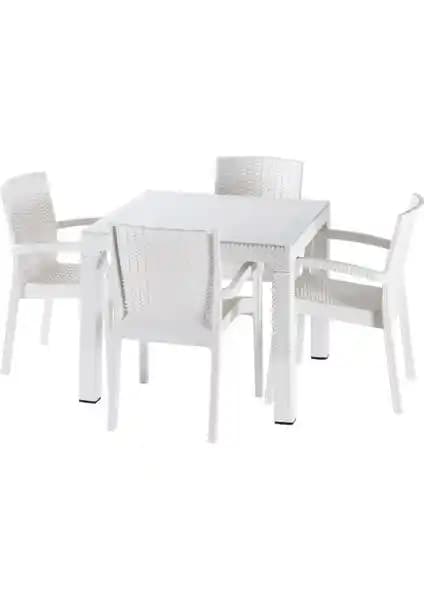 Çavdar Group Violet Rattan 90x150 cm ve 90x90 cm Masa Takımı Karşılaştırması