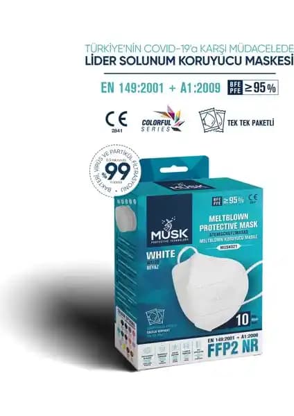 Musk FFP2/N95 Maske Beyaz ve Lacivert Renklerin Detaylı Karşılaştırması