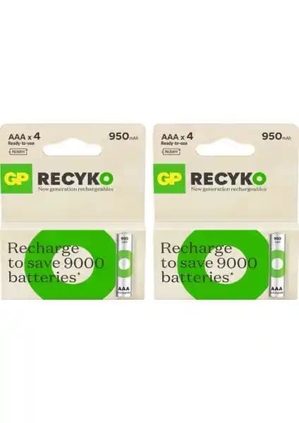 GP Recyko 1000 Serisi ve Varta 800 mAh Şarjlı AAA Pil Karşılaştırması