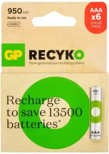 GP Recyko 950mAh ve Varta 800mAh AAA Şarj Edilebilir Pil Karşılaştırması