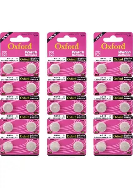 Oxford AG10 LR1130 ve Oxford AG13 LR44 Düğme Pil Karşılaştırması ve Kullanım Önerileri