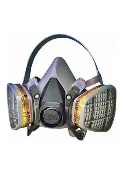 3M 6200 Gaz Maskesi ve 6059 Filtre Seti ile yüksek seviyede güvenlik sağlama